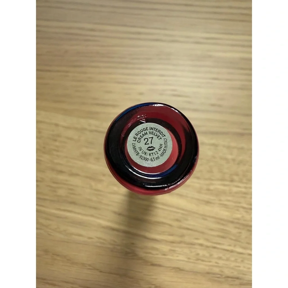 NWOB Givenchy Le Rouge Interdit Cream Velvet Lipstick - 27 Rouge Infusé